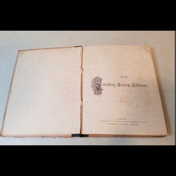 Antique 1880 The Sunday Scrap Album - Picture 4 of 16